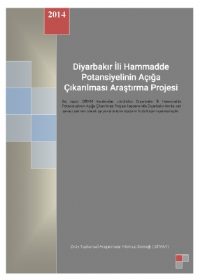 Diyarbakır İli Hammadde Potansiyelinin Açığa Çıkarılması Araştırma Projesi