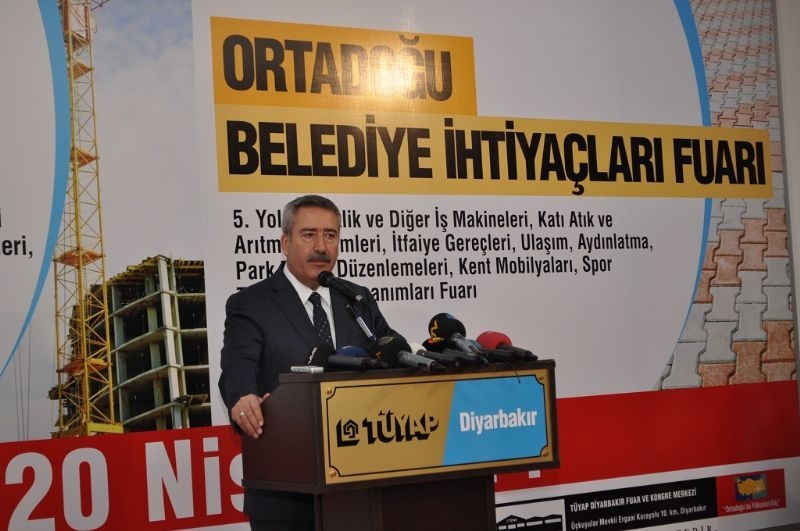 Middle East Construction And Municipal Needs Fair Opened İn Diyarbakir