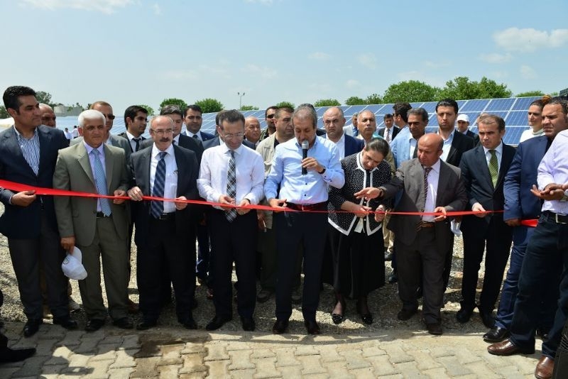 Minister Eker Opens The Solar Power Plant To Service